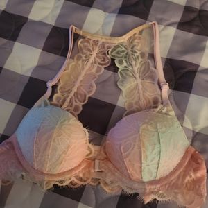 Victoria secret pink racerback lace bra
